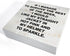 I Match Energies Wooden Box Sign - Funny Desk Decor 5 x 5 Inch Rustic Home Office Box Sign