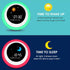 I.CODE Sun & Moon Rise Kids Alarm Clock, Children's Sleep Trainer ,Sleep Sound Machine, Wake Up Light & Night Light