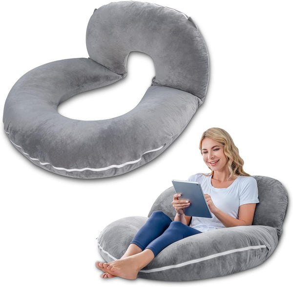 INSEN Reading Pillow, Back Pillow for Sitting in Bed for Reading, Nurse