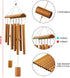 Windchimes Outdoors, Memorial Wind Chimes, Bamboo Wind Chimes for Outside, Deep Tone for Patio Garden Decor