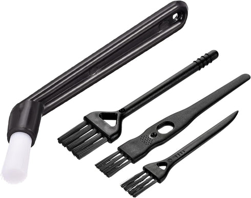 MECCANIXITY Coffee Machine Cleaning Brush 137mm Long with Nylon Head for Grinders and 3 Sizes Shaver Cleaning Brush