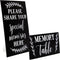 Juvale Celebration of Life Decorations – Memory Signs for Funeral, Memorial Service, Graduation, Wedding, and Birthday