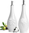 HOMBENE Porcelain Oil and Vinegar Dispenser Set, 16 oz Olive Oil Dispenser