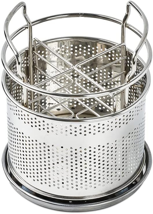 HOME&I Silverware Drying Basket - Kitchen Sink Utensil Holder Replacement, Stainless Steel 304 Flatware Caddy (4