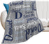Yoke Style Ship Next Day, Personalized Blankets for Teen Girls/Boys, Custom Name Blanket for Kids, Customized