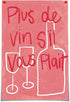 zphvaqd 16 24 Pink Canvas Wall Art Print Wine Pictures Feminist Posters French posterTrendy Teen Girl Funky Home Decor