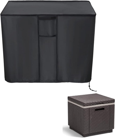 Kingling Outdoor Cooler Table Cover for Keter Cooler Tables, Waterproof Patio Storage