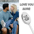 Love You More Spoon Gifts for Him, Her, Anniversary, Birthday Gifts for Couples, Tea Coffee Spoons