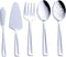GoGeiLi 5-Piece Hostess Serving Utensil Set, Stainless Steel Flatware Includes Pie Server, Serving Spoon, Slotted