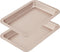 Baking Sheet Pan Set of 2 - 10-Inch Rectangle Deep Cake Pan for Baking