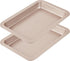 Baking Sheet Pan Set of 2 - 10-Inch Rectangle Deep Cake Pan for Baking