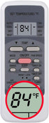 RCECAOSHAN Replacement Remote Control for Klimaire KSIN Series Air Conditioner Model RG51M5/(C) EU