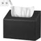 Hand Towels Box Cover,PU Leather Wall-Mounted Tissue Box Cover Holder Compatible with
