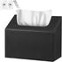 Hand Towels Box Cover,PU Leather Wall-Mounted Tissue Box Cover Holder Compatible with