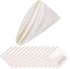 Aneco 12 Pieces Satin Napkin, 20 x 20 Inches Dinner Napkins for Weddings Party Decoration (Ivory)