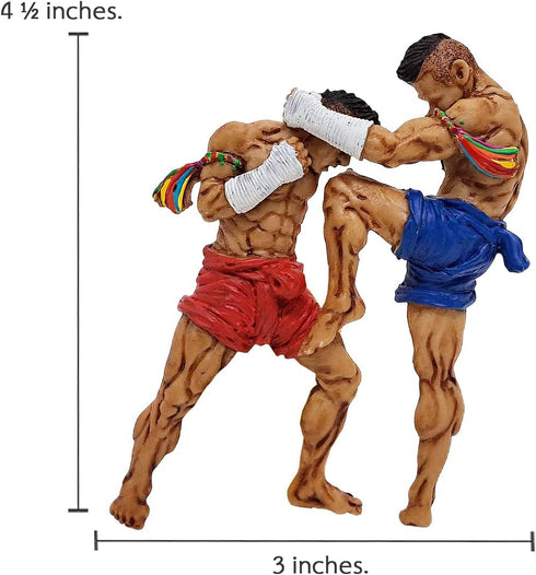 4 " Muay Thai Hak KOR Erawan or Break The Elephant s Neck Basic Movement Muaythai Boxing Martial Arts 3D Resin Fridge Magnet Souvenir Refrigerator Magnets Decorative Collectibles Gifts