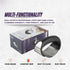 Set- Garlic Press Rocker Premium Garlic Crusher- Innovative & Fast Garlic mincer- Peeler and Scraper Included