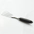 304 Stainless Steel Fish Spatula - Non-Slip Ergonomic Handle Slotted Spatula, Black for Cooking