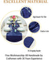 ShinyBeauty 2 Pack Navy Blue Sequin Table Runners | 12in x 108in Elegant Dining Table Accessory for Fall & Christmas