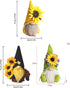 LUOZZY 3 Pcs Summer Sunflower Gnome Doll Plush, Faceless Tomte Decor for Desktop Summer Holiday Party Decorations