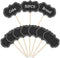 Cheese Markers, 50Pcs Charcuterie Labels, Blank Toothpick Flags for Appetizer Signs, Cupcake Picks for Birthday Party