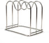 Stainless Steel Wire Cutting Board Holder, Kitchen Organizer with 2 Sections