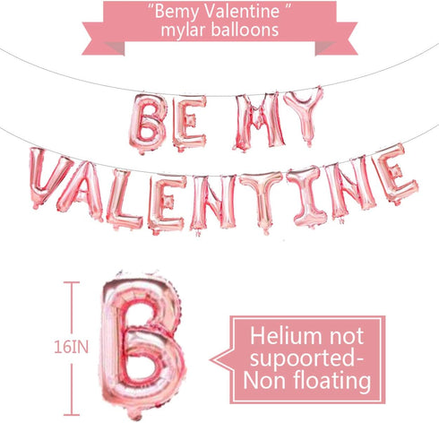 PARTY Valentine's Day Balloon, 16in Rose Gold Decorations Supplies Banner