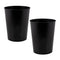 Bath Bliss 5 Liter Small Wastebasket - 2 Pack, Round Open Top Trash Can
