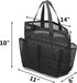 ALYER Large Mesh Dive Tote Bag - Portable Shower Caddy Bath Organizer with Separated Inner Compartment, Durable Handles