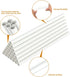 White Plastic Cake Dowel Rods - Tiered Cake Construction Support with 0.4 Inch Diameter (9.5 Inch Length)