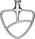 Stainless Steel Flat Beater for KitchenAid Mixer, Paddle Attachment for 4.5-5 QT Mixing Bowl, Dishwasher Safe