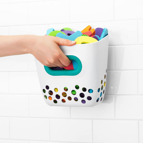 OXO Tot Bath Toy Bin, Teal, 1 Count