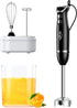 Sangcon 5-in-1 Immersion Blender Handheld, 1000ml Blending Cup, 2-Speed Adjustable Stick Blender with Detachable Whisk