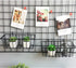 3 Pack Wire Baskets, Wall Grid Panel Hanging Storage Baskets for Kitchen, Bathroom, and Bedroom Organization