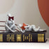 3 Pcs Reading Women Figurine, Thinker StatueModern Bookshelf DecorAesthetic SculptureRoom Decor Modern Abstract
