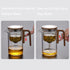 800ML/27OZ Witchcraft Magic Glass Teapot with Infuser Strainer and Lid for Loose Leaf Tea Herbal, Magnetic Water