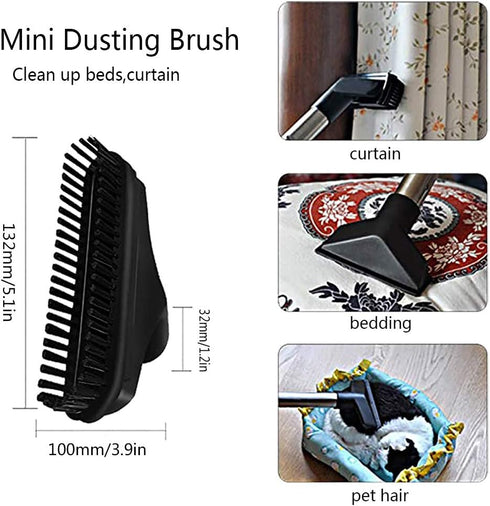 Vacuum Attachments for Standard Hose - 32mm (1-1/4 inch) or 35mm (1-3/8 inch) Accessories Brush Nozzle