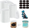 Lids for Oui Yogurt Jars- 32 Pack for Oui Lids for Yogurt