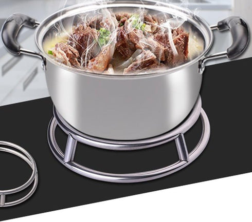 Stainless Steel Wok Ring, Insulated Pot Mats Cookware Ring Accessories