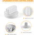 4 Pcs KIP 5J73 Stove Knobs Replacement: GE Stove Parts WB03X24952 Burner Knobs for GE Range Cooktop