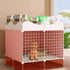 30Pcs White Wire Cube Connectors, Plastic Storage Cube Connectors for Modular Closet Organizer and Wire Shelving