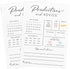 Mommy 30 Printed Party Baby Predictions & Advice Cards for New Parents Baby Shower Game, Wishes for & Daddy, Gender