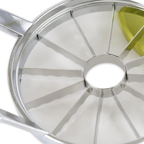 RSVP International Jumbo Slicer, Core and Slice Apples Kitchen Tool Collection, 7.32x4.92", Stainless Steel with Lid