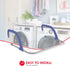 Home Basics Over The Door Laundry Drying Rack - Lightweight Heavy-Duty Door Hanger Rod for Indoor Air Drying