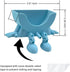 FKSWSQY 3D countertop Upgraded Hanging Sponge Rack with Drainage Holes, Suitable for Kitchen Sinks, Printed Fun Sponge