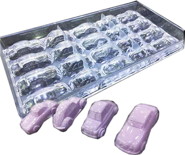Polycarbonate Chocolate Mold, DIY Handmade Chocolate Candy Mould, 5 Style Cars Pastry Tools Bakeware (19392)