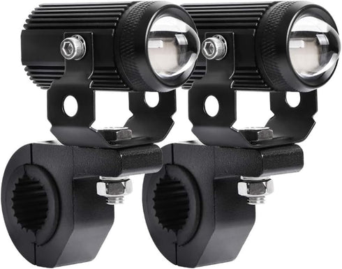 Light Bar Mounts, 2 PCS UTV Motorcycle Mounting Bracket for 0.75"/1"/1.25" Roll Cage Bull Bar