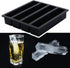 Webake Silicone Ice Cube Trays Butter Mold Set of 2, Easy Release Long Ice Cube Sticks for Cocktail