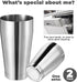 2 Set Set, 18 Oz, 28 oz Sabary Pcs Cocktail Shakers Professional Bar Shaker Boston Stainless Steel Martini Drink Mixer