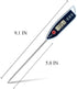 Meat Food Thermometer, Digital Candy Candle Thermometer, LCD, Cooking Kitchen BBQ Grill Thermometer, Probe Instant Read Thermometer for Liquids Pork Milk Deep Fry Roast Baking Candle Temperature by NANGOALA